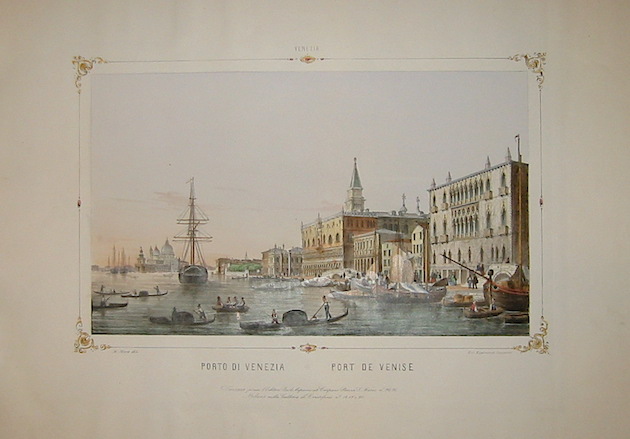 Moro Marco Porto di Venezia - Port de Venise s.d. (1845 ca.) Venezia - Milano